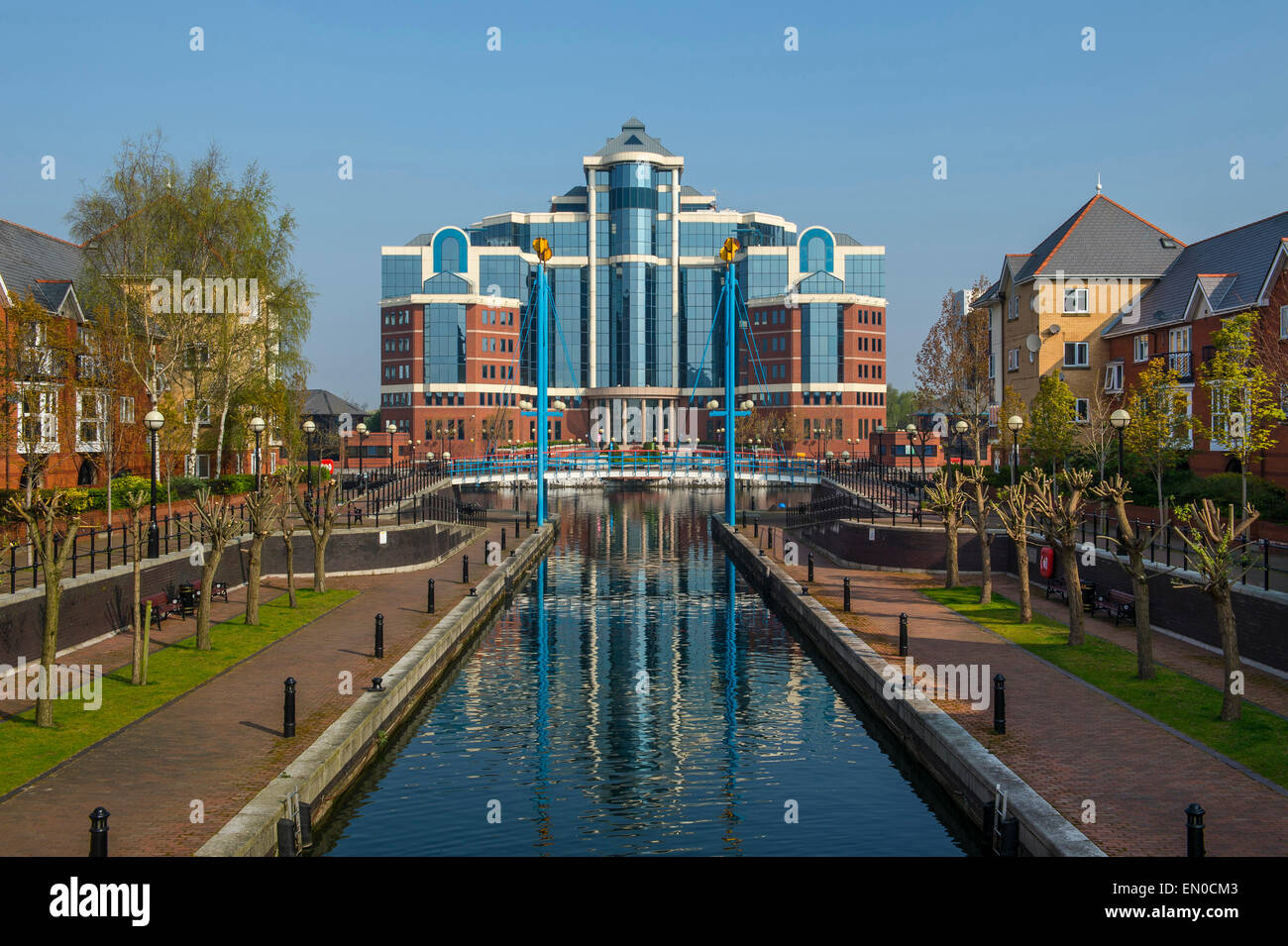 Victoria Harbour Building, Salford Quays Stockfoto