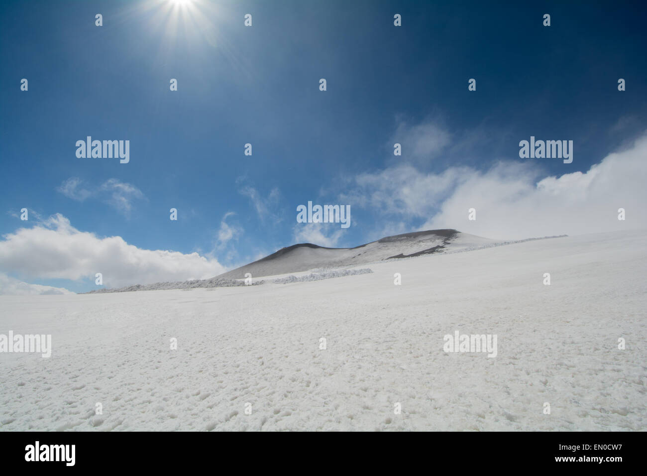 Refugio Ragabo Etna Nord am Ätna, Sizilien, Italien Stockfoto