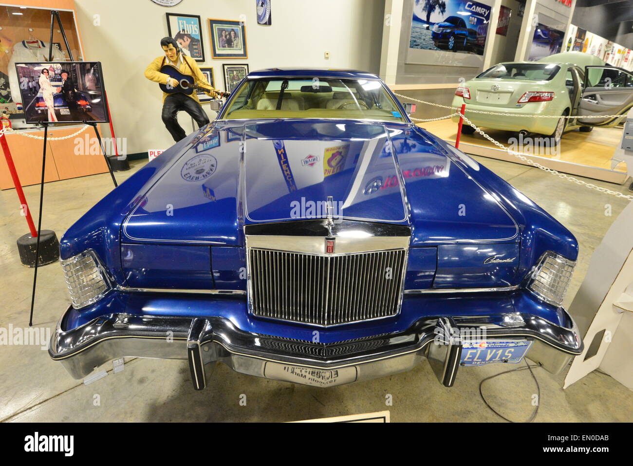 Lincoln Continental die Elvis Presley gekauft. Stockfoto