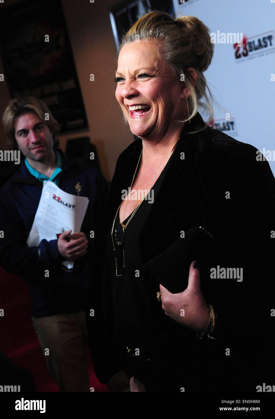 Premiere von "23 Blast" bei der Regal-Kinos-E-Walk-Theater - Ankünfte mit statt: Kim Zimmer Where: New York City, New York, USA bei: 20. Oktober 2014 Stockfoto