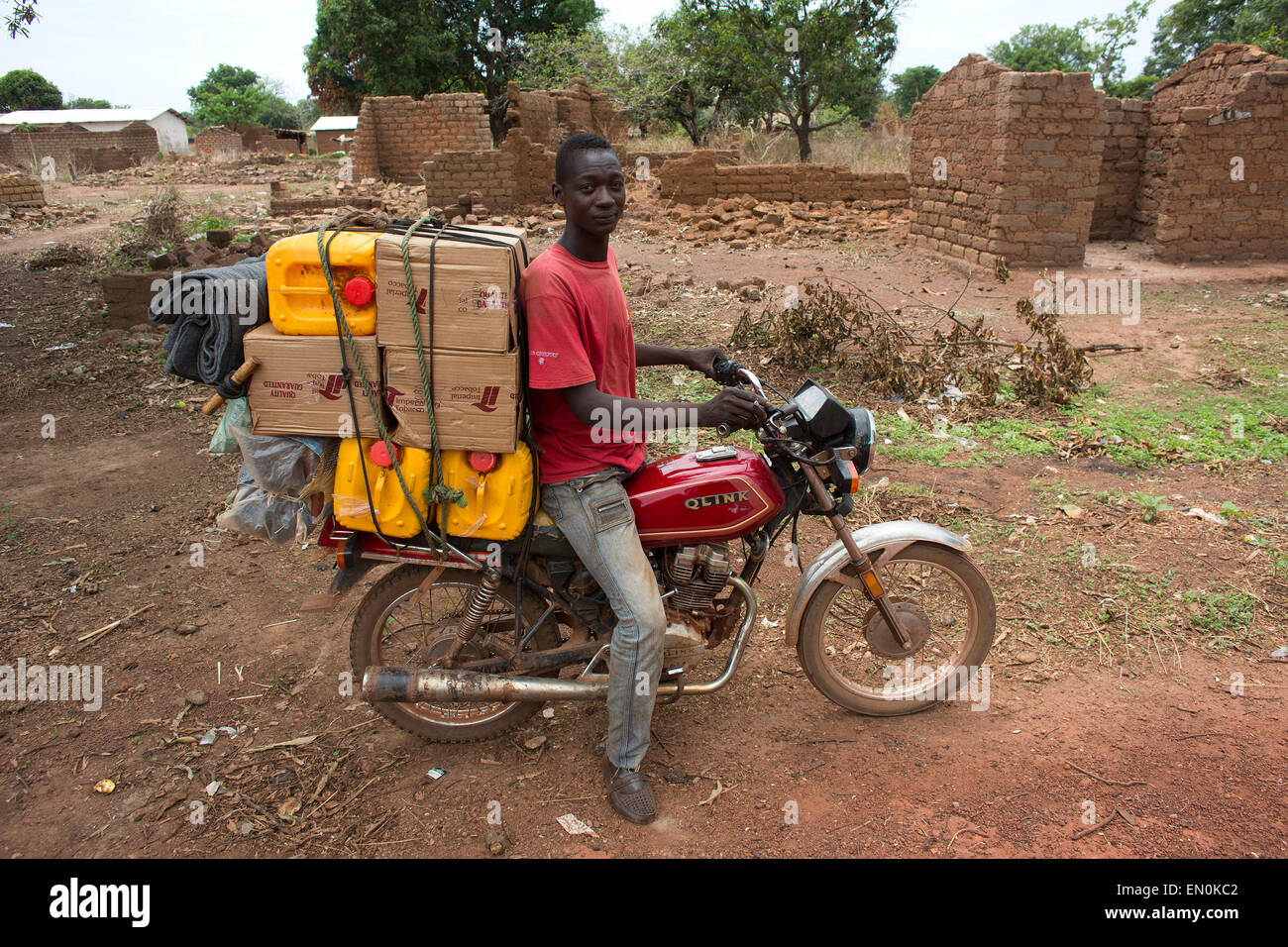 Transport in Zentralafrikanische Republik Stockfoto
