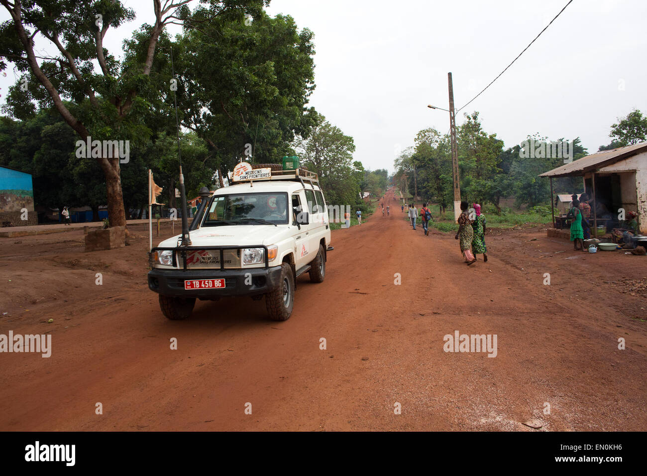 Gesundheit-Notfallversorgung in Zentralafrikanische Republik Stockfoto
