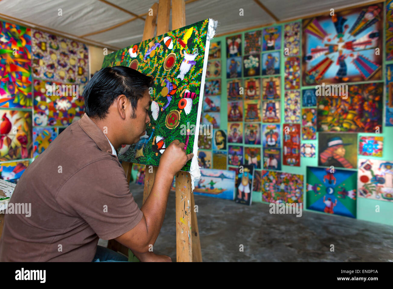 Souvenirs in Guatemala-Stadt Stockfoto