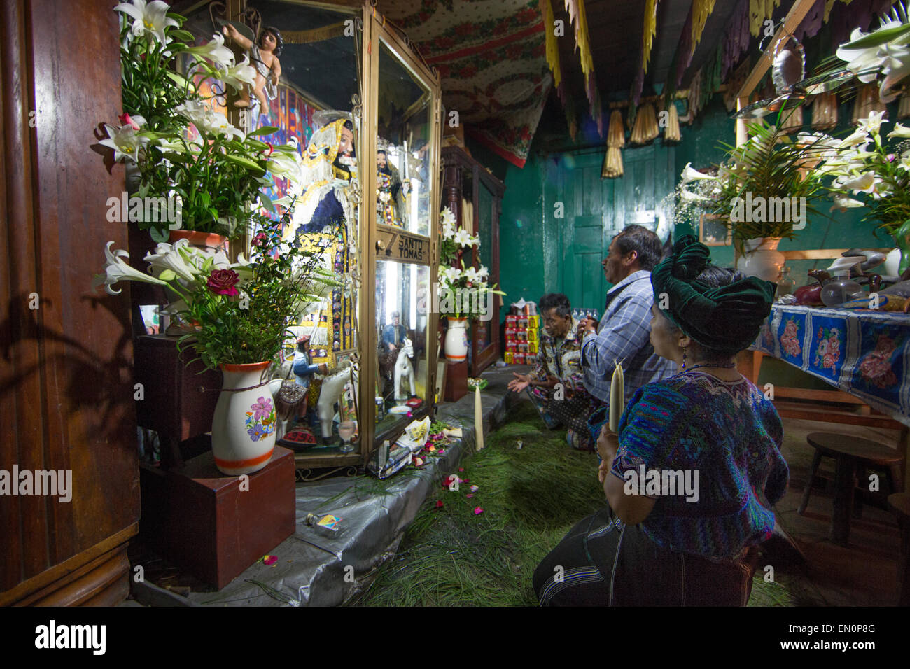 Die Iglesia de Santo Tomas, Guatemala Stockfoto