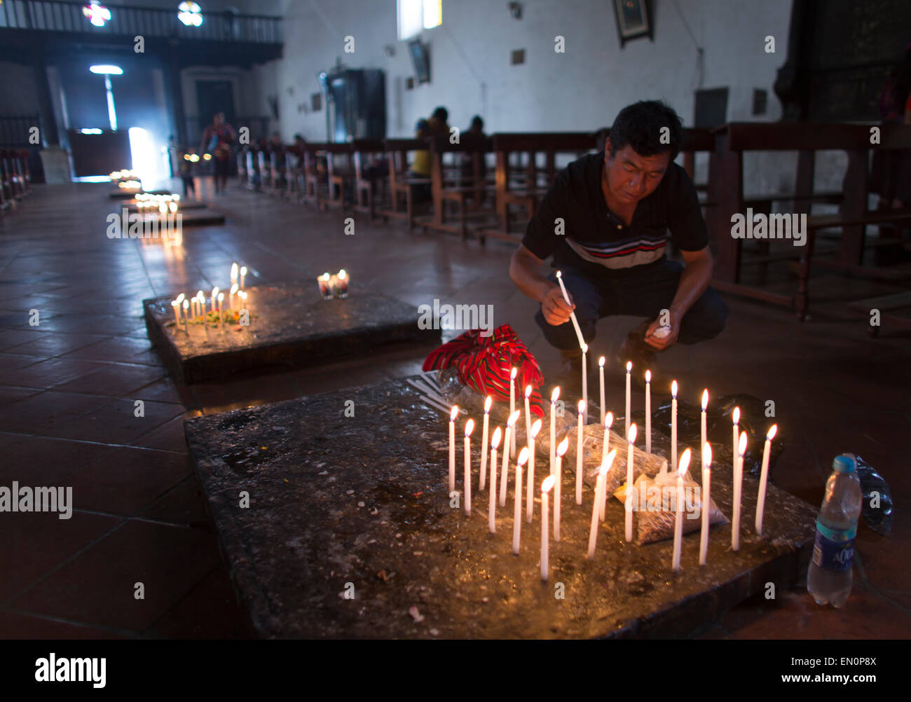 Die Iglesia de Santo Tomas, GuatEmala Stockfoto