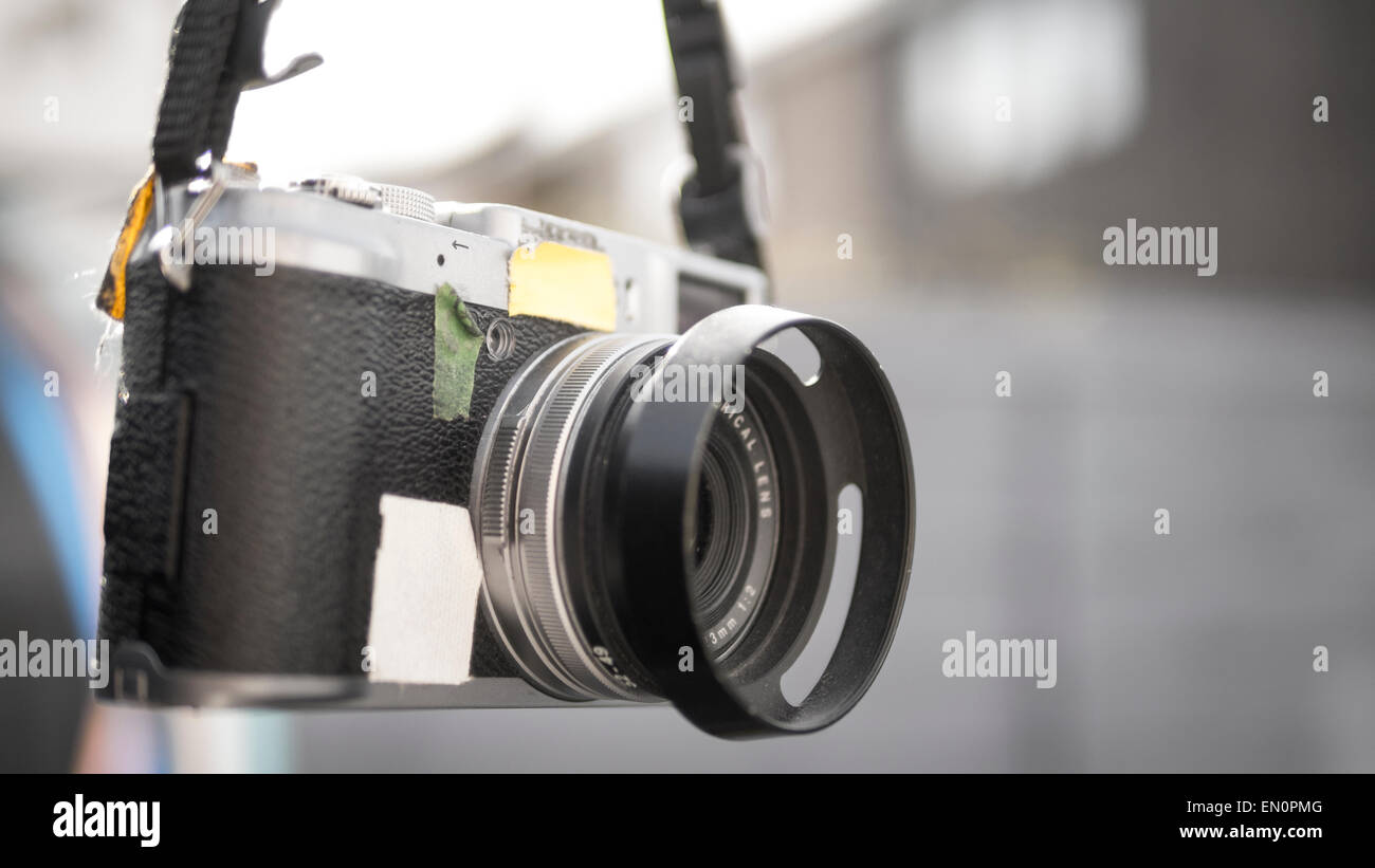 Fuji X100 spiegellose digitale Messsucher-Kamera Stockfoto
