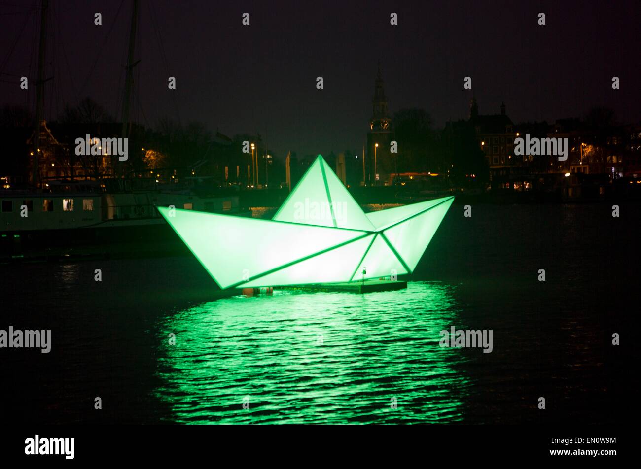 Licht-Festival Amsterdam 2014 Stockfoto