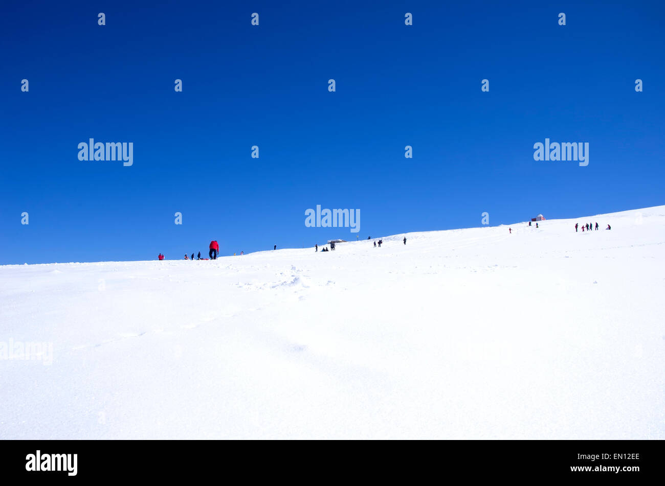 Winterberge in Sierra Nevada, Spanien Stockfoto