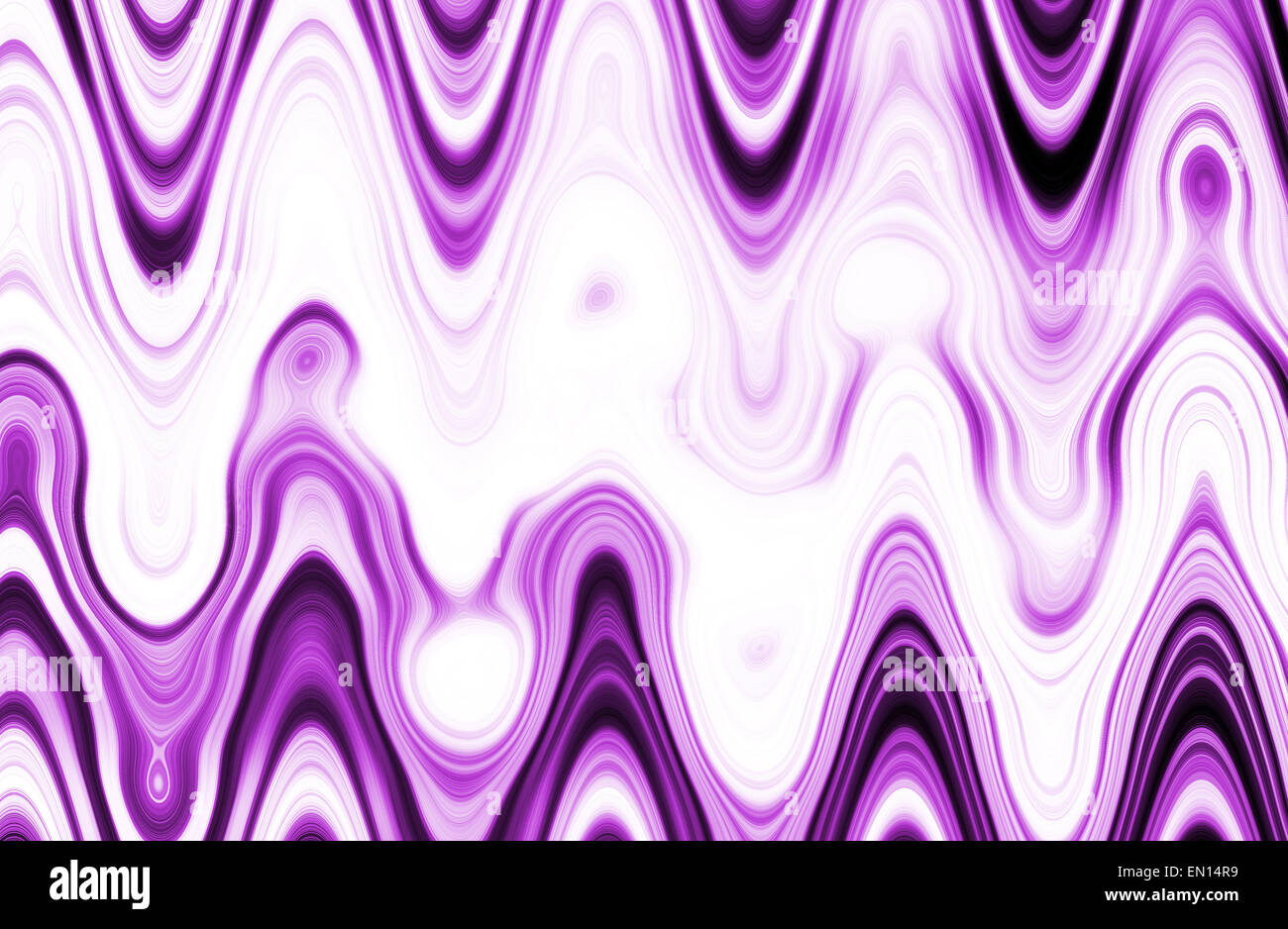 abstrakte violettem Hintergrund und digitale Wellenmuster Stockfoto