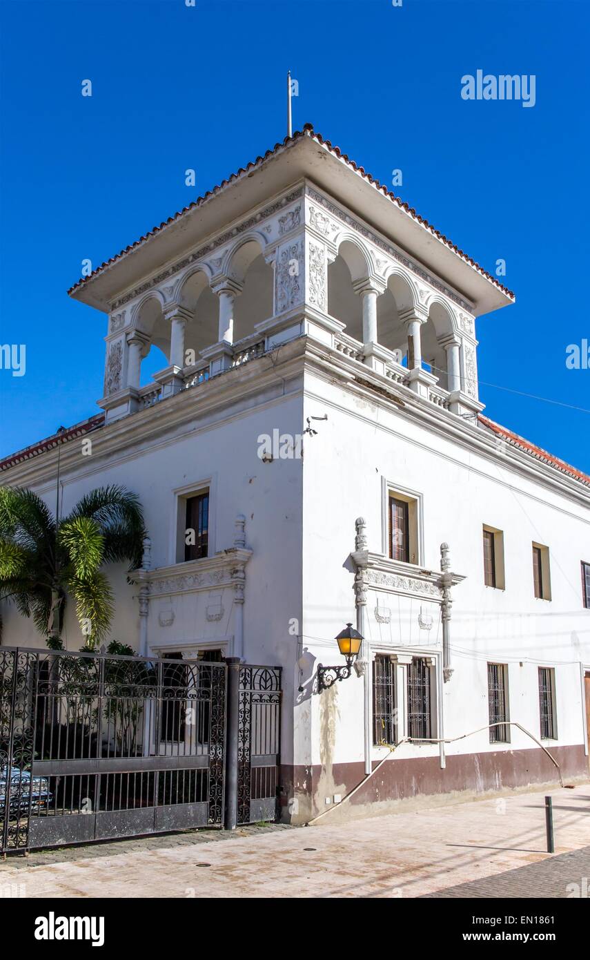 Architektur von Santo Domingo in der Dominikanischen Republik Stockfoto