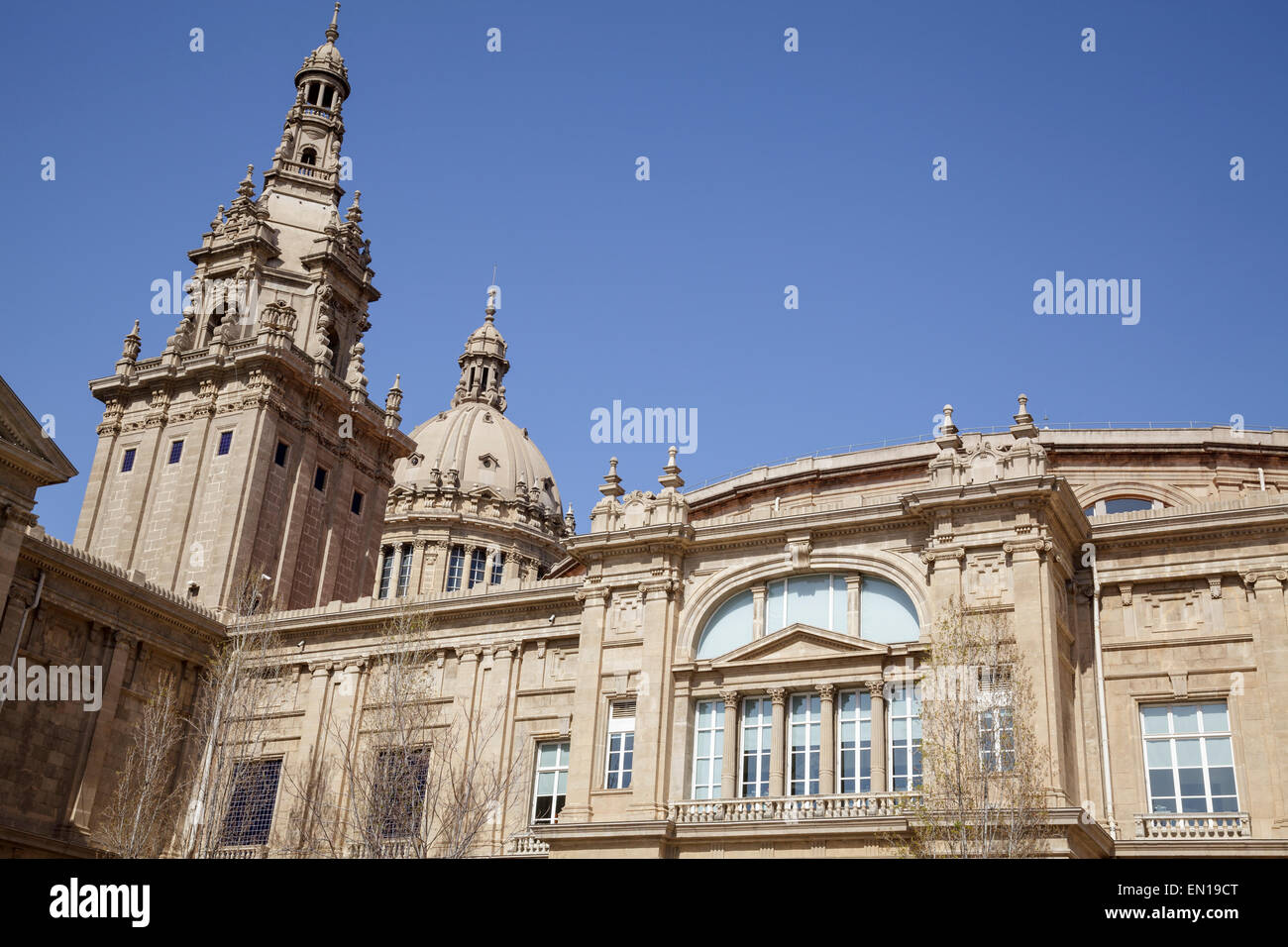 Nationalen Kunstmuseum von Katalonien, Barcelona, Katalonien, Spanien Stockfoto