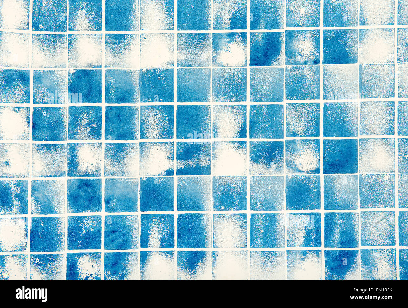Leichte blaue Marmor Papier Textur für Hintergründe im Quadrat Stockfoto