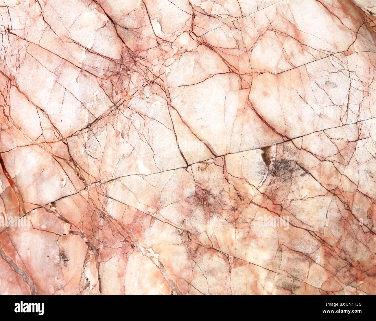 Hintergrundtextur von Marmorplatte mit Risse alten Natursteinplatten. Stockfoto