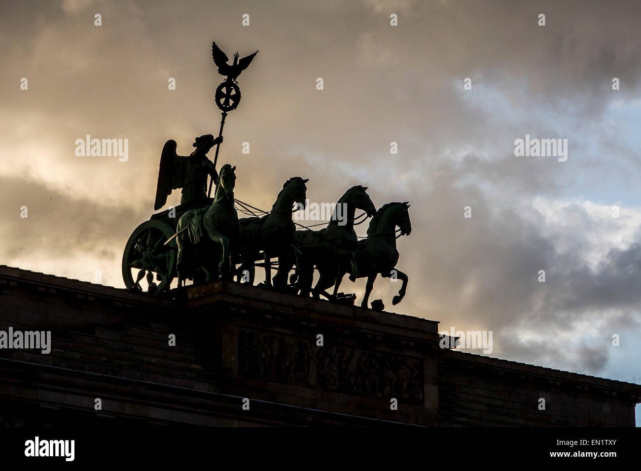 Brandenburger Tor, Brandenburger Tor, Berlin, Deutschland Stockfoto