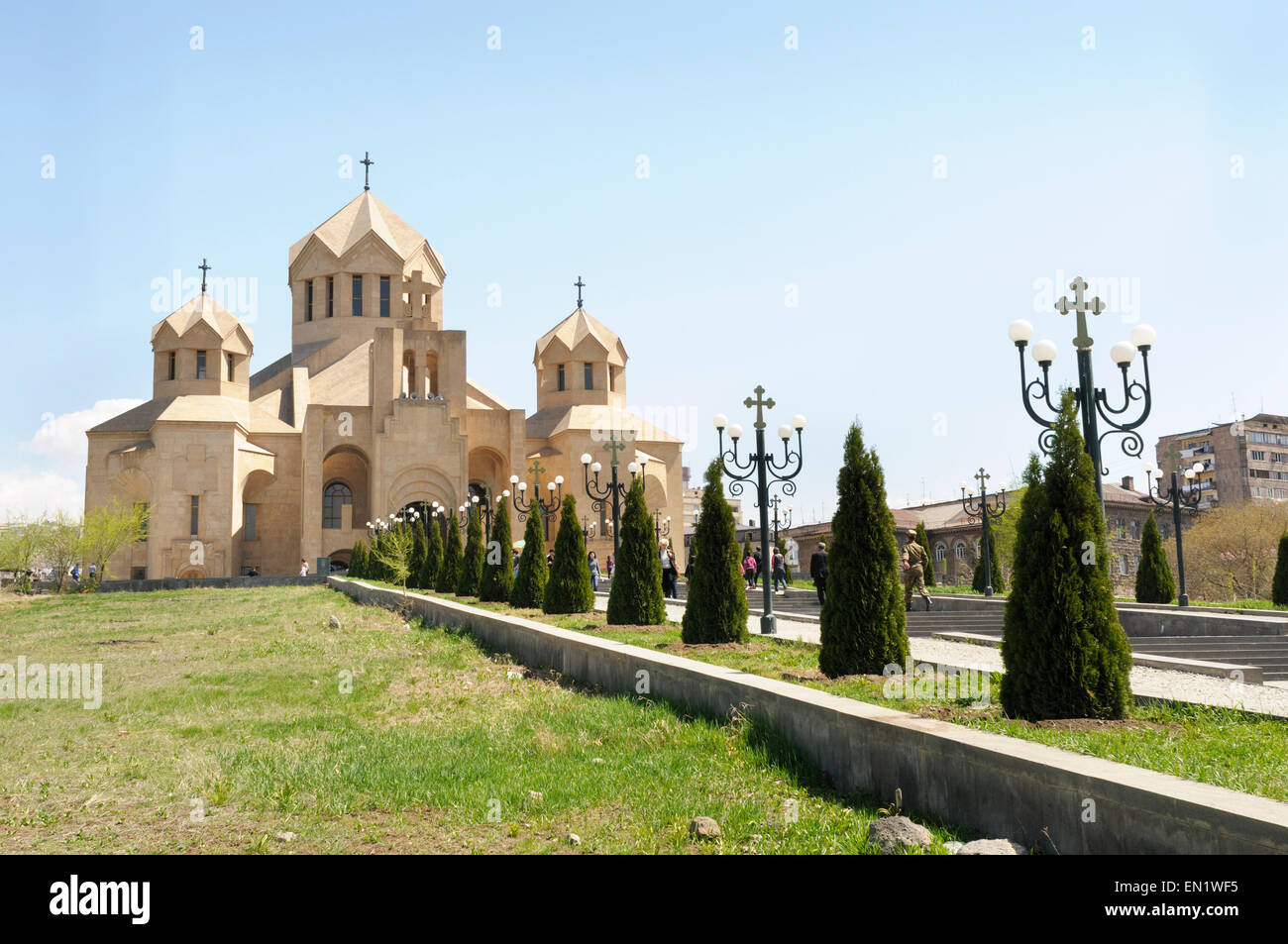 Gregor der Erleuchter Kathedrale (Kathedrale von Eriwan) ist die größte Kathedrale der Armenischen Apostolischen Kirche Stockfoto