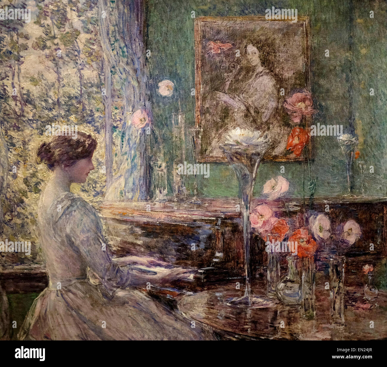 Improvisation 1899 Childe Hassam Stockfoto