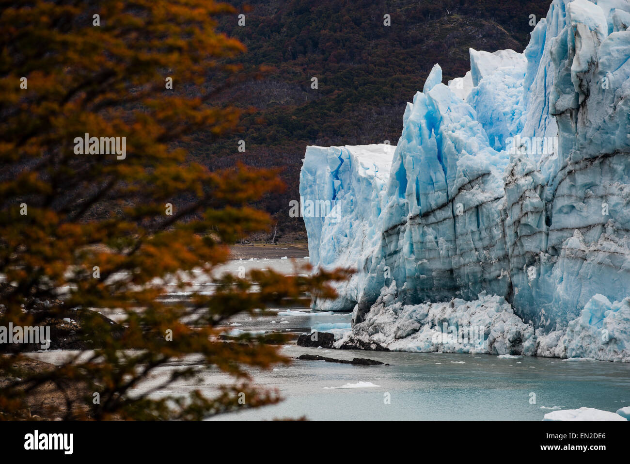 Glaciar Perito Moreno, Parque Nacional Los Glaciares, Santa Cruz, Argentinien Stockfoto