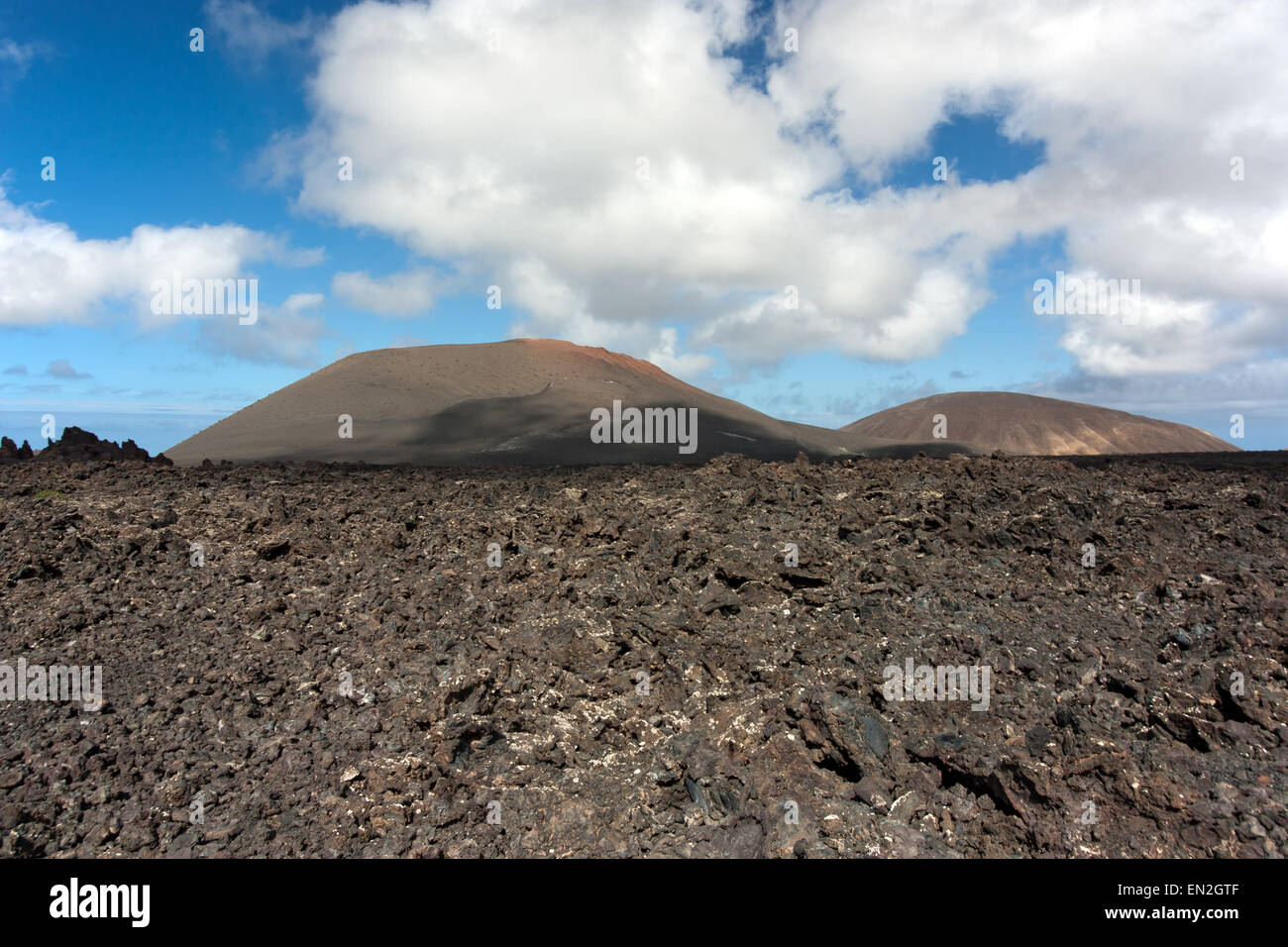 Nationalpark Timanfaya, Lanzarote, Kanarische Inseln, Spanien Stockfoto