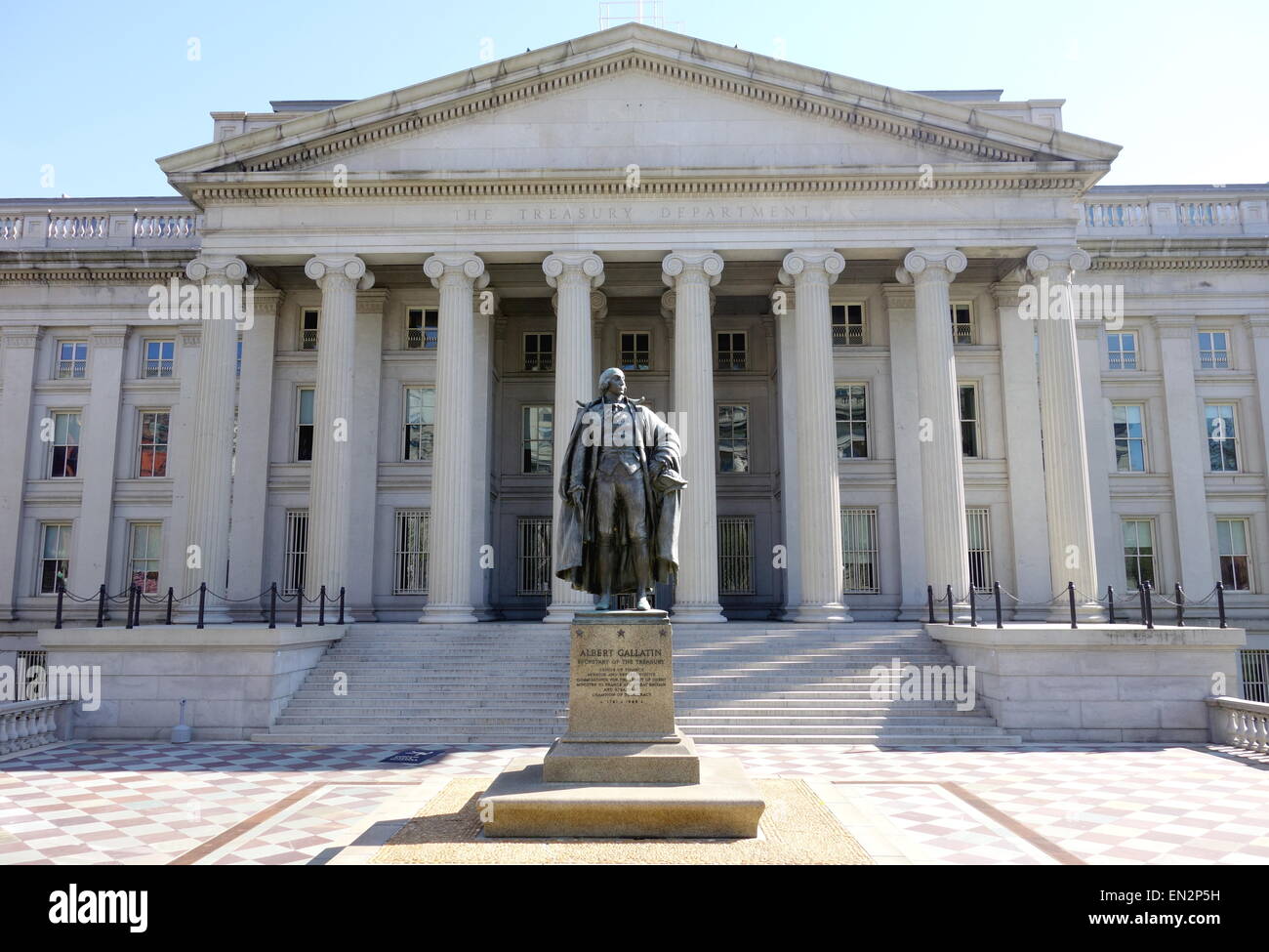 Das US Department of Treasury Building in Washington, D.C. Stockfoto