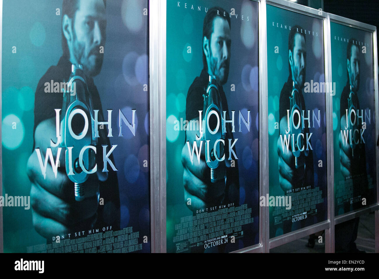 Prominente besuchen JOHN WICK im Arclight Hollywood Special Screening.  Mitwirkende: Atmosphäre wo: Beverly Hills, Kalifornien, Vereinigte Staaten, wann: 23. Oktober 2014 Stockfoto