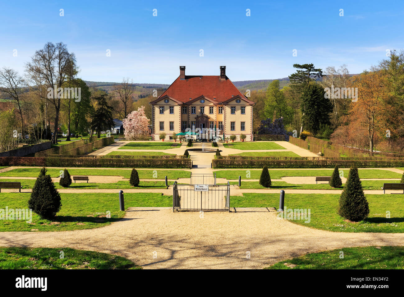 Schieder Burg und Schloss Garten, SchiederSchwalenberg, North Rhine