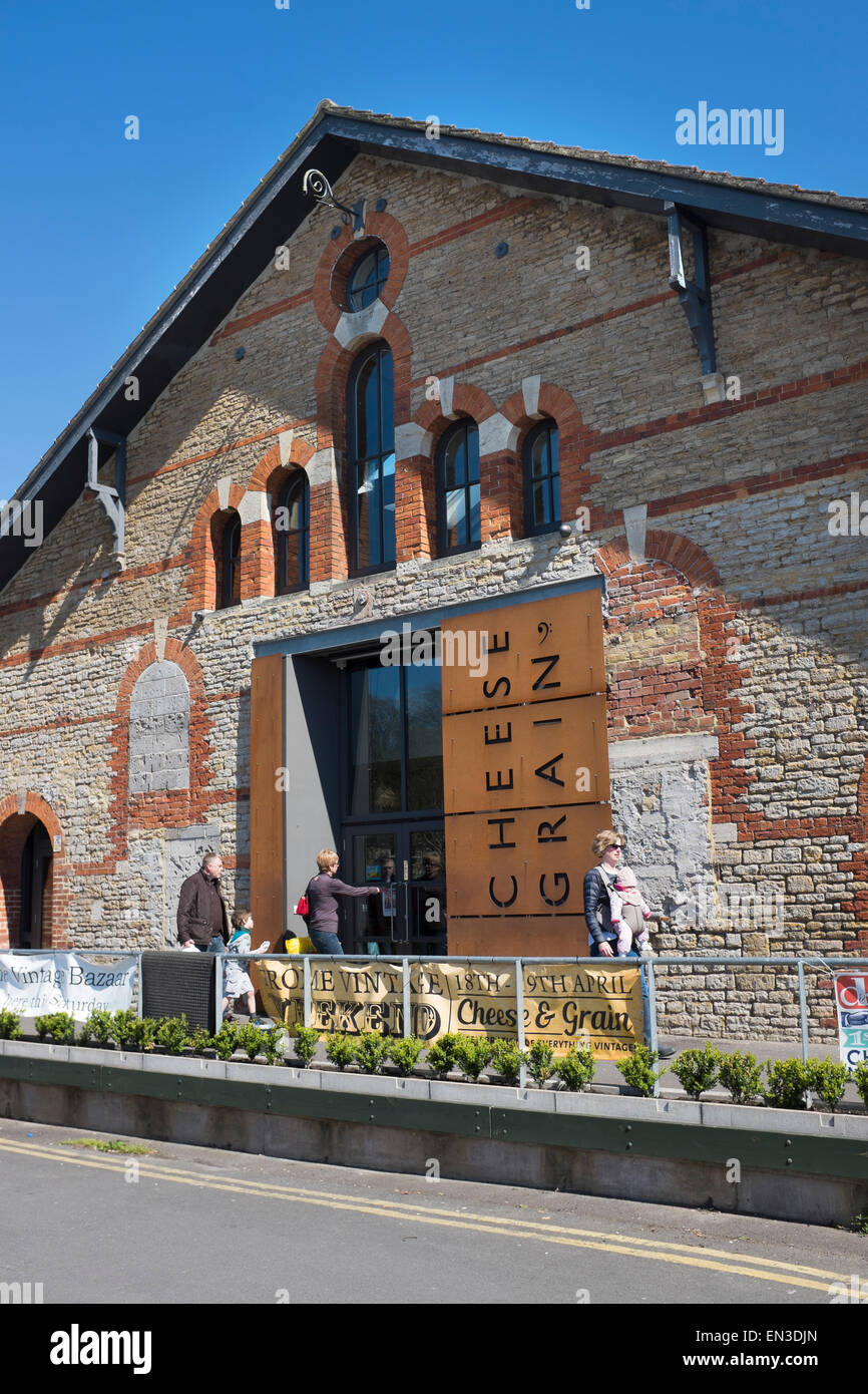 Käse und Getreide-Konzerthalle und Ausstellungshalle Frome in Somerest Stockfoto