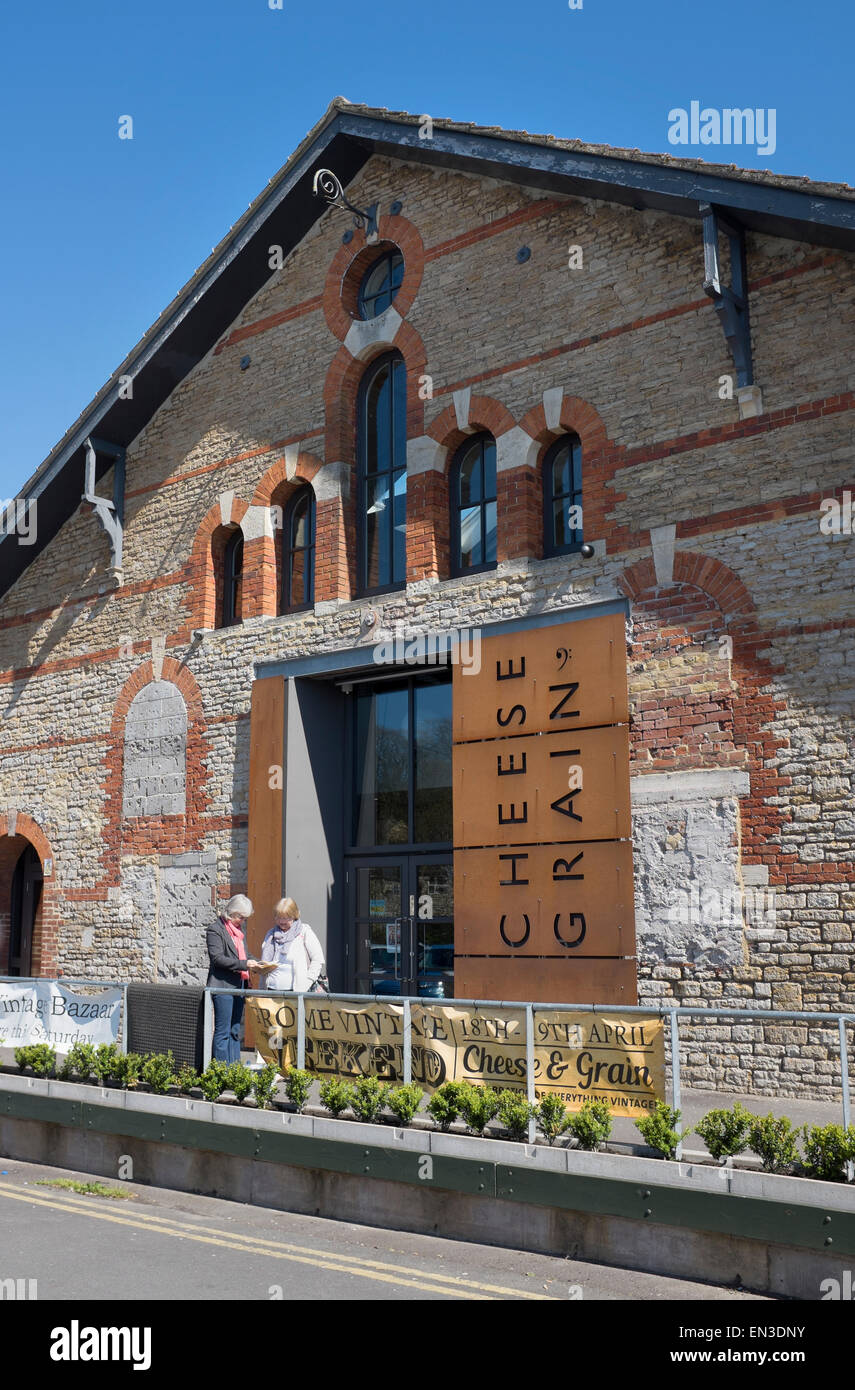 Käse und Getreide-Konzerthalle und Ausstellungshalle Frome in Somerest Stockfoto