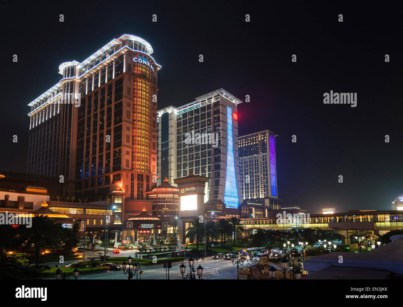 Cotai strip Casino Hotel Feriengebiet von Macao Macau China Stockfoto