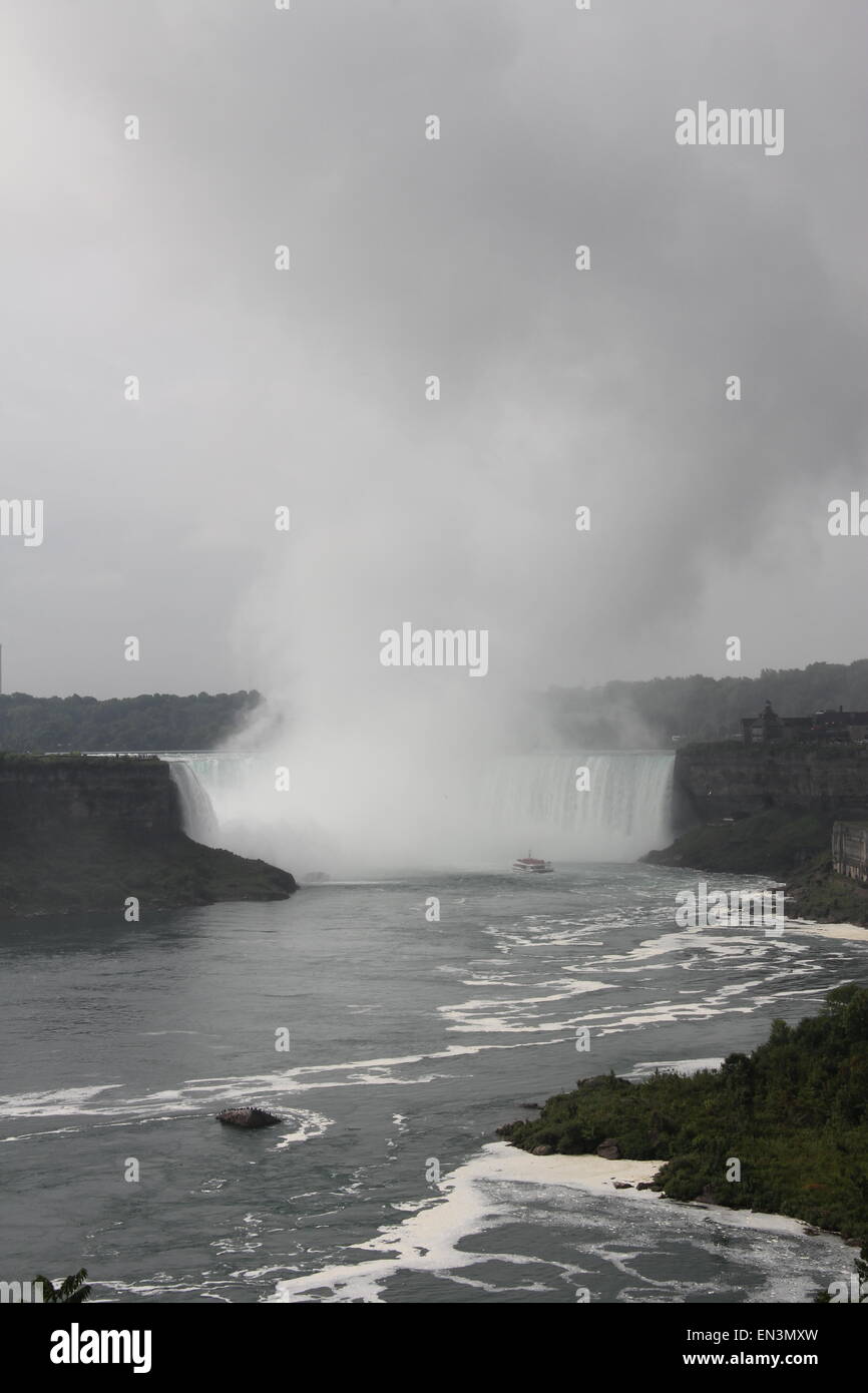 Niagara Falls Kanada und Amerika Stockfoto