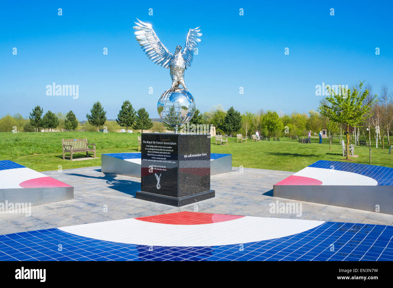 Königliche Luftwaffe Verein Erinnerung Garten National Memorial Arboretum Alrewas Staffordshire England UK GB EU Europa Stockfoto