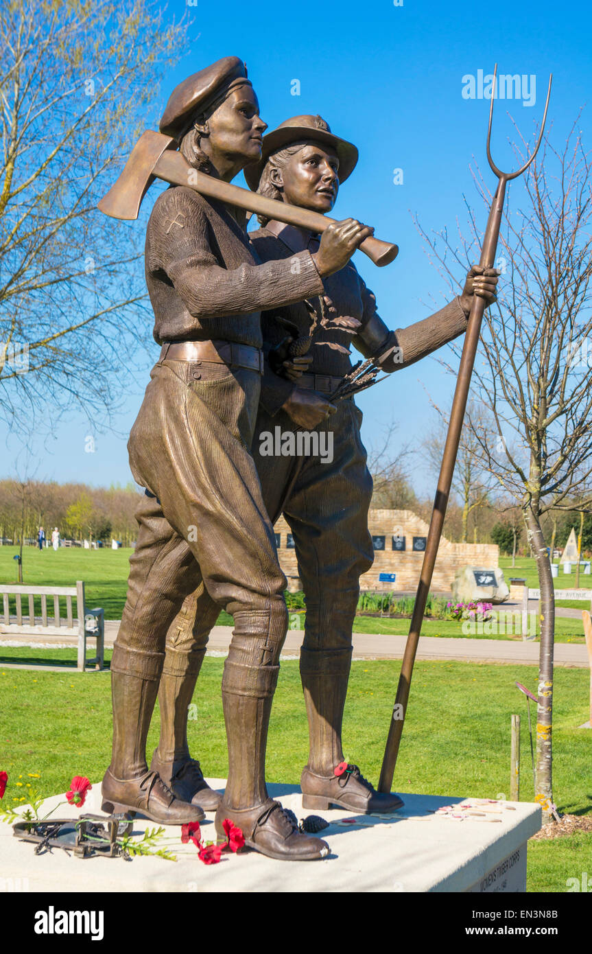 Damen landen Armee Tribut National Memorial Arboretum Alrewas, Staffordshire England UK GB EU Europa Stockfoto