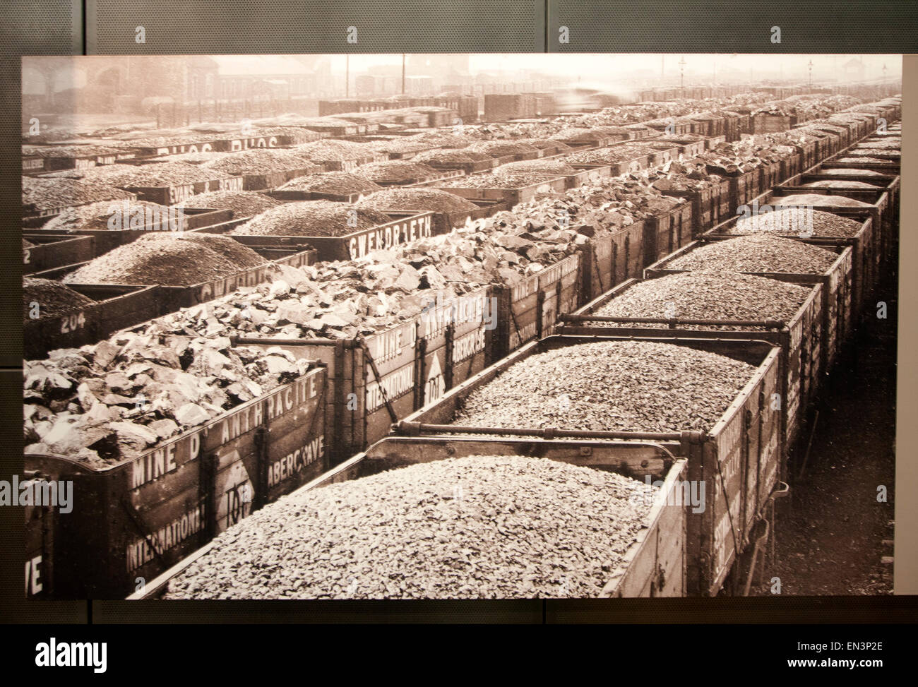 Altes Foto von waren Wagen Great Western Railway "Dampf" Museum, Swindon, Wiltshire, England, UK Stockfoto