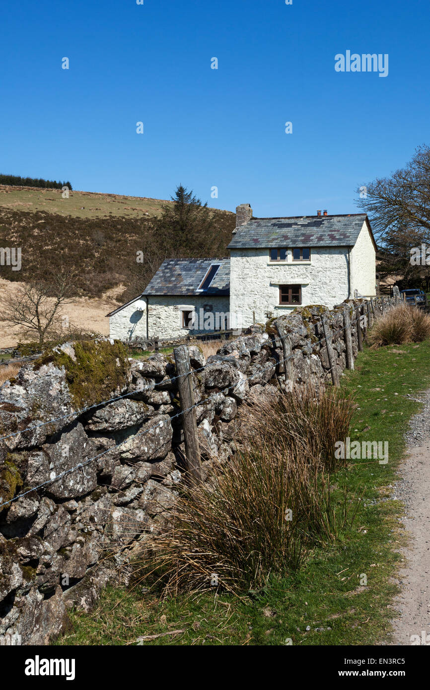 Typische Dartmoor Cottage Stockfoto
