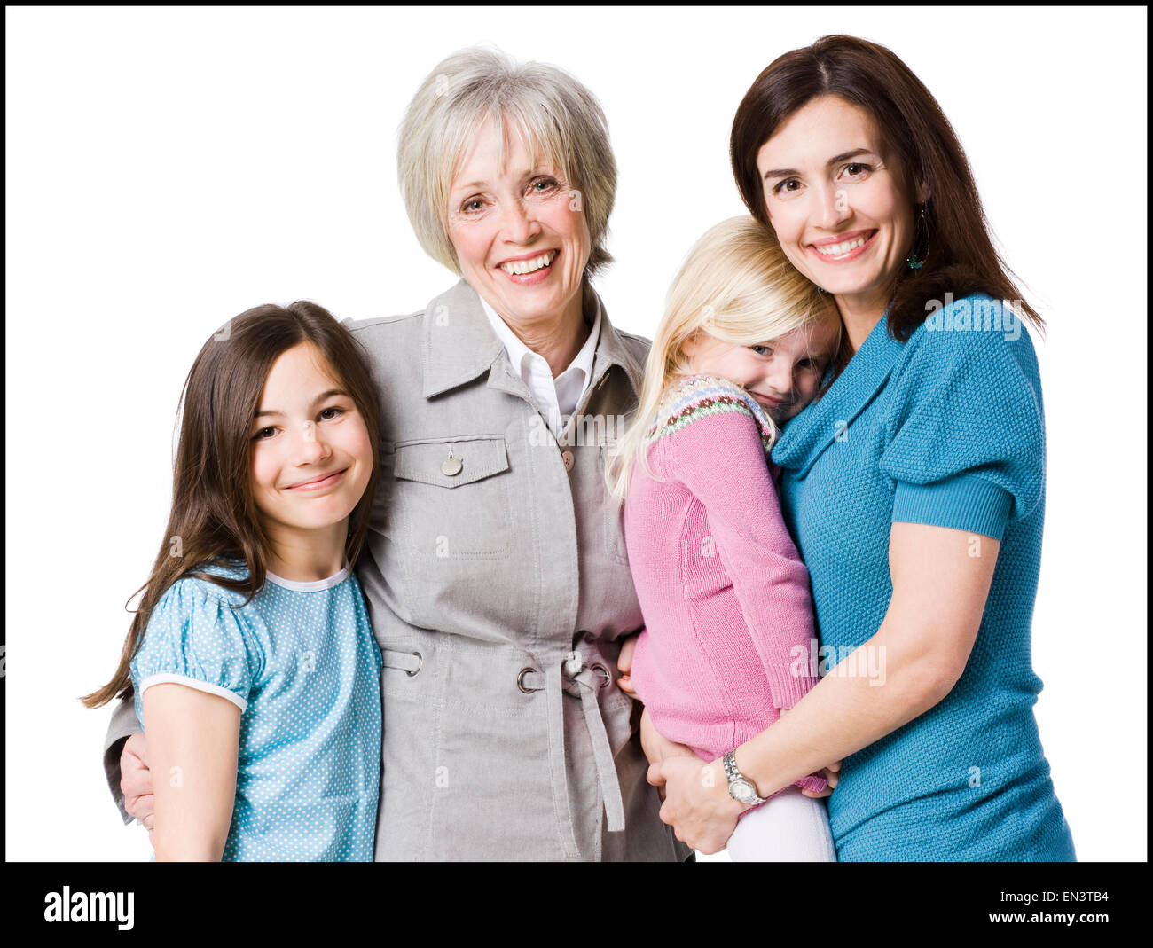 mehr-Generationen-Familie Stockfoto