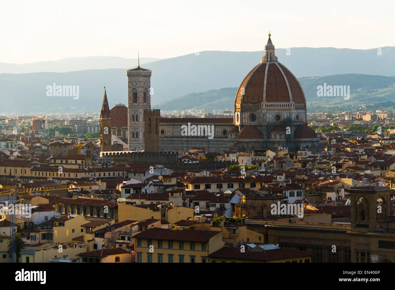 Italien, Ansicht von Florenz mit Basilika di Santa Maria del Fiore Stockfoto
