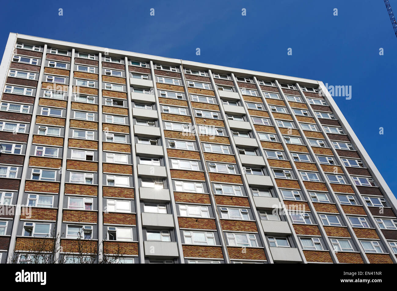 1960er Jahren Wohnung Block, Islington, London Stockfoto