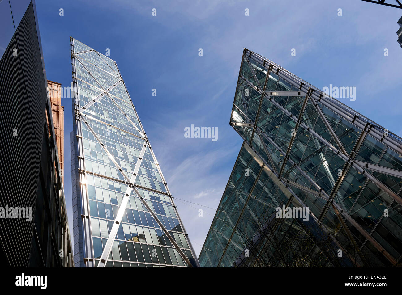 Broadgate Tower, moderne Architektur im Bereich Broadgate, City of London, UK Stockfoto