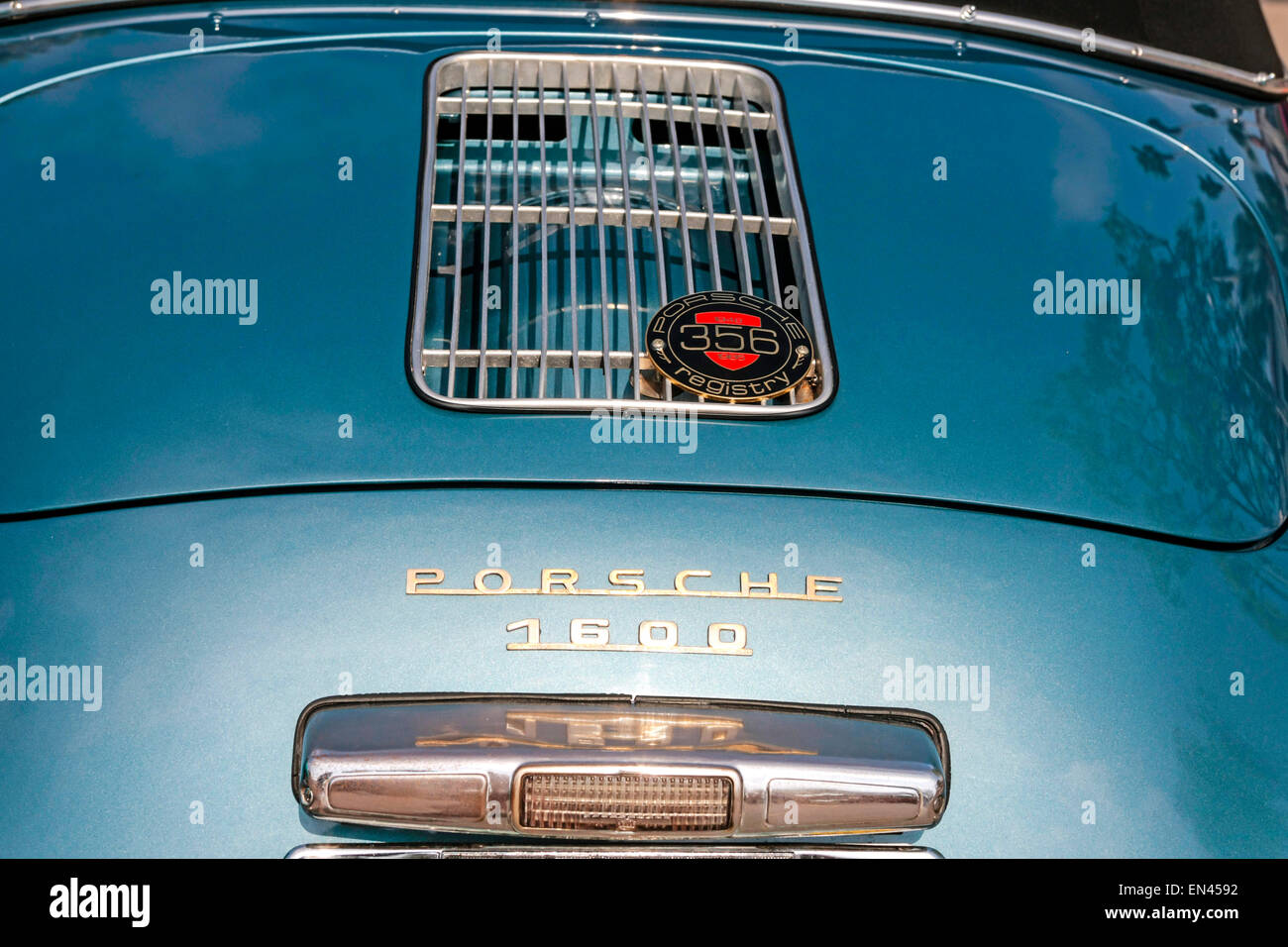 Heckmotor Porsche 356 1600 Sportwagen Stamm Grill Stockfoto