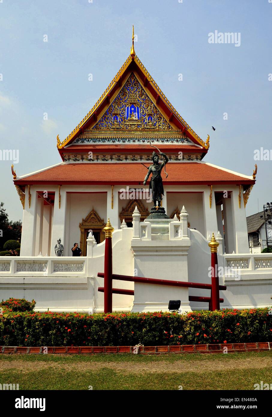 Bangkok, Thailand: Ende des 18. Jahrhunderts Phra Thinang Phutthaisawan private Schlosskapelle im Nationalmuseum Stockfoto