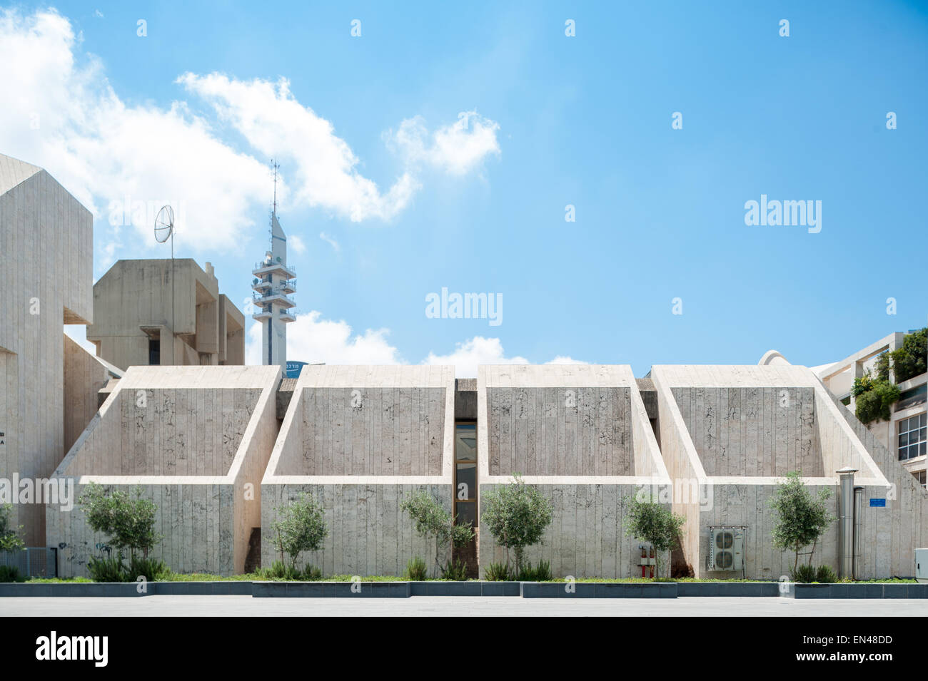 Israel, Tel Aviv-Yafo, Beit Ariela Shaar Zion Bibliothek Stockfoto