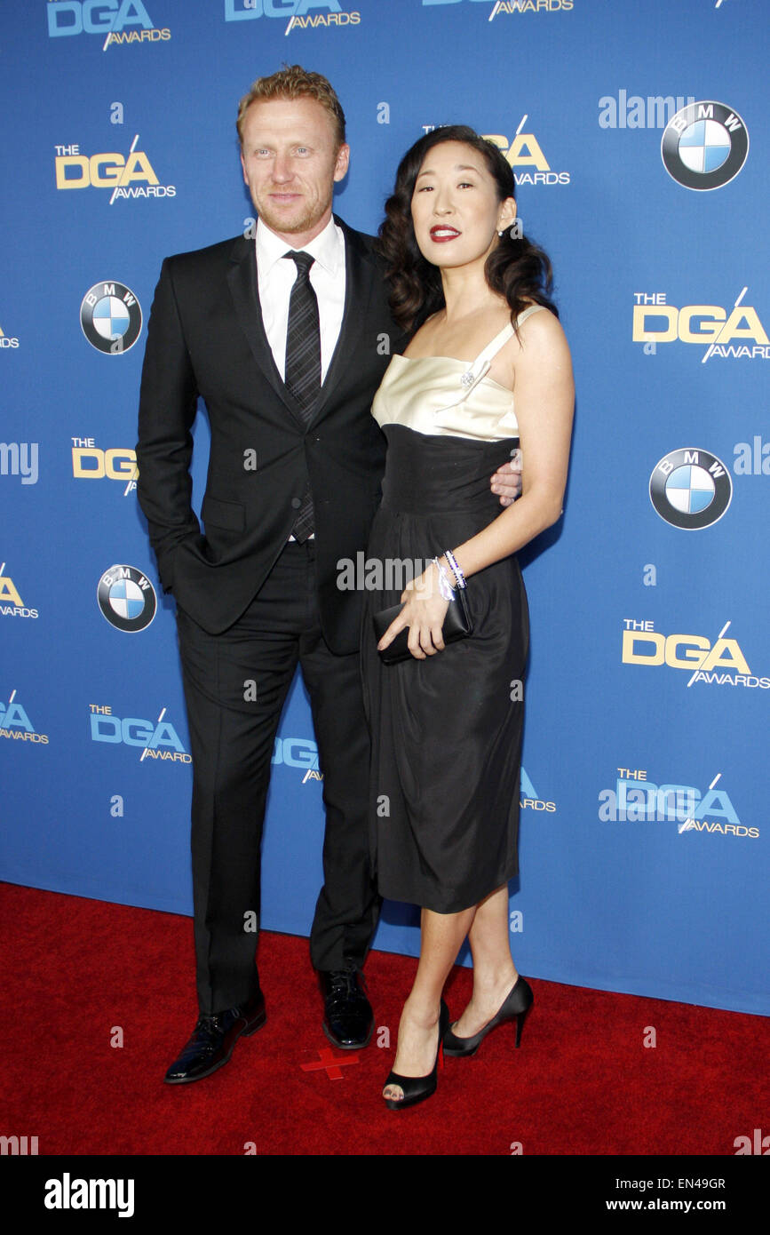 Sandra Oh und Kevin McKidd Stockfoto