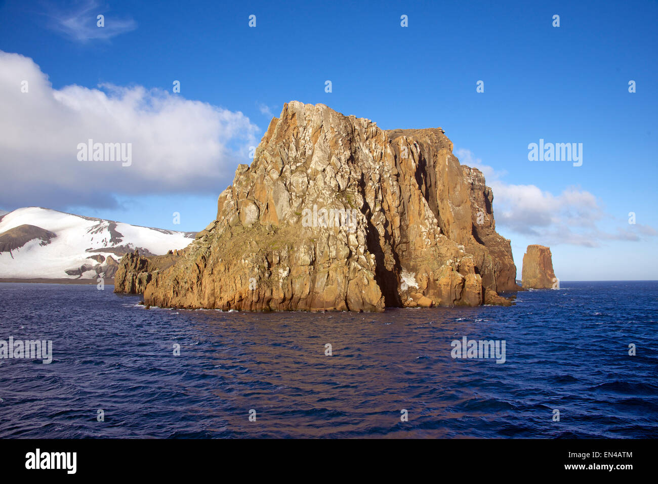 Hierhin zu Deception Island Süd-Shetland-Inseln der Antarktis Stockfoto