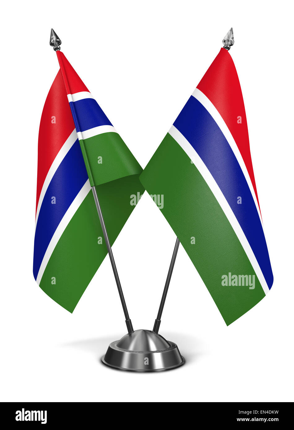 Gambia - Miniatur-Flags. Stockfoto