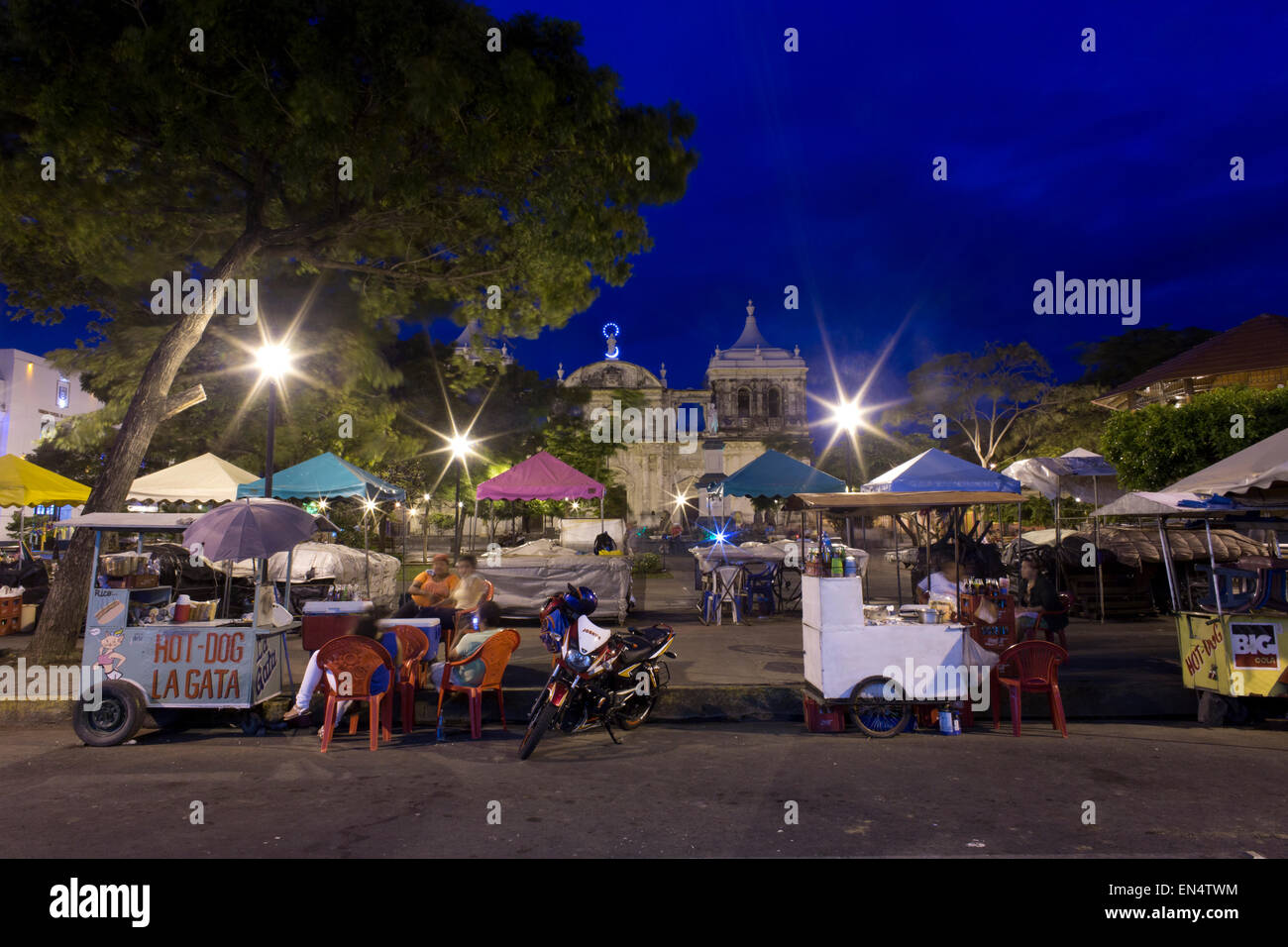 Markt in nicaragua Stockfoto