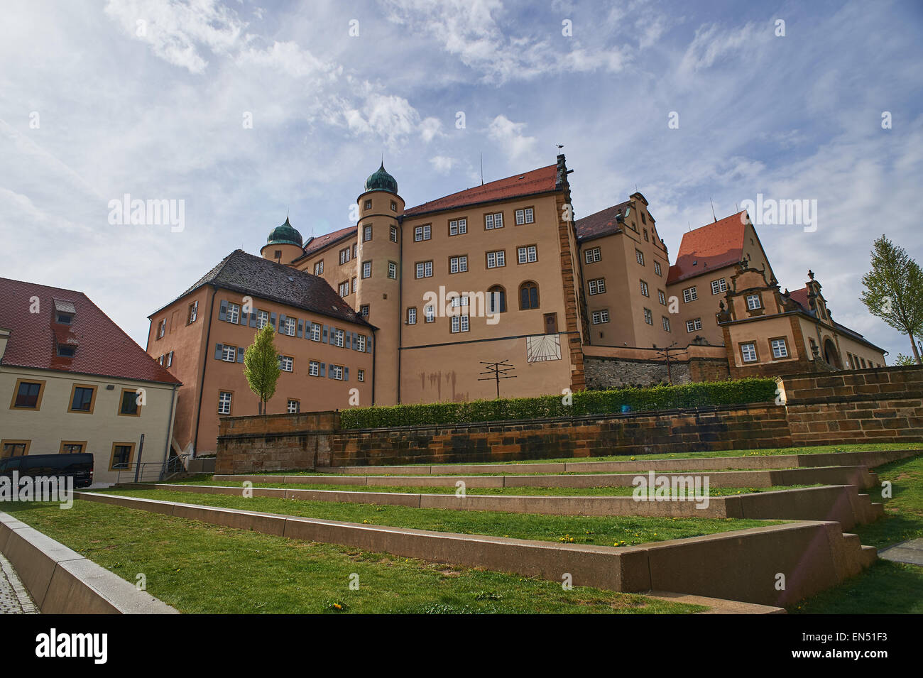 Schloss Kapfenburg in Schwaben Stockfoto