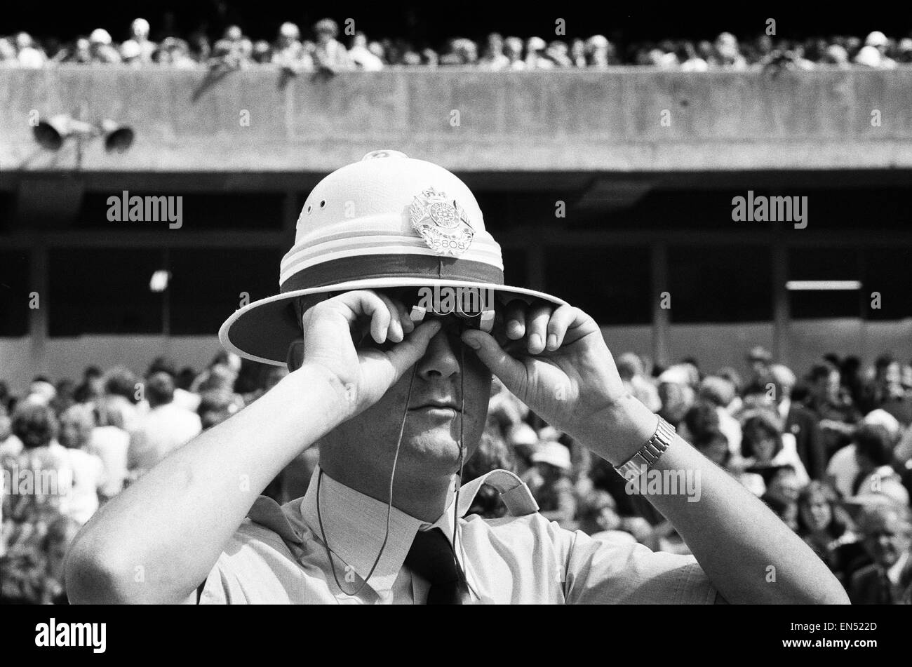 Hundertjährigen Test-Match zwischen Australien und England auf die MCG Cricket Ground, Melbourne, Australien. 12. März 1977. Stockfoto