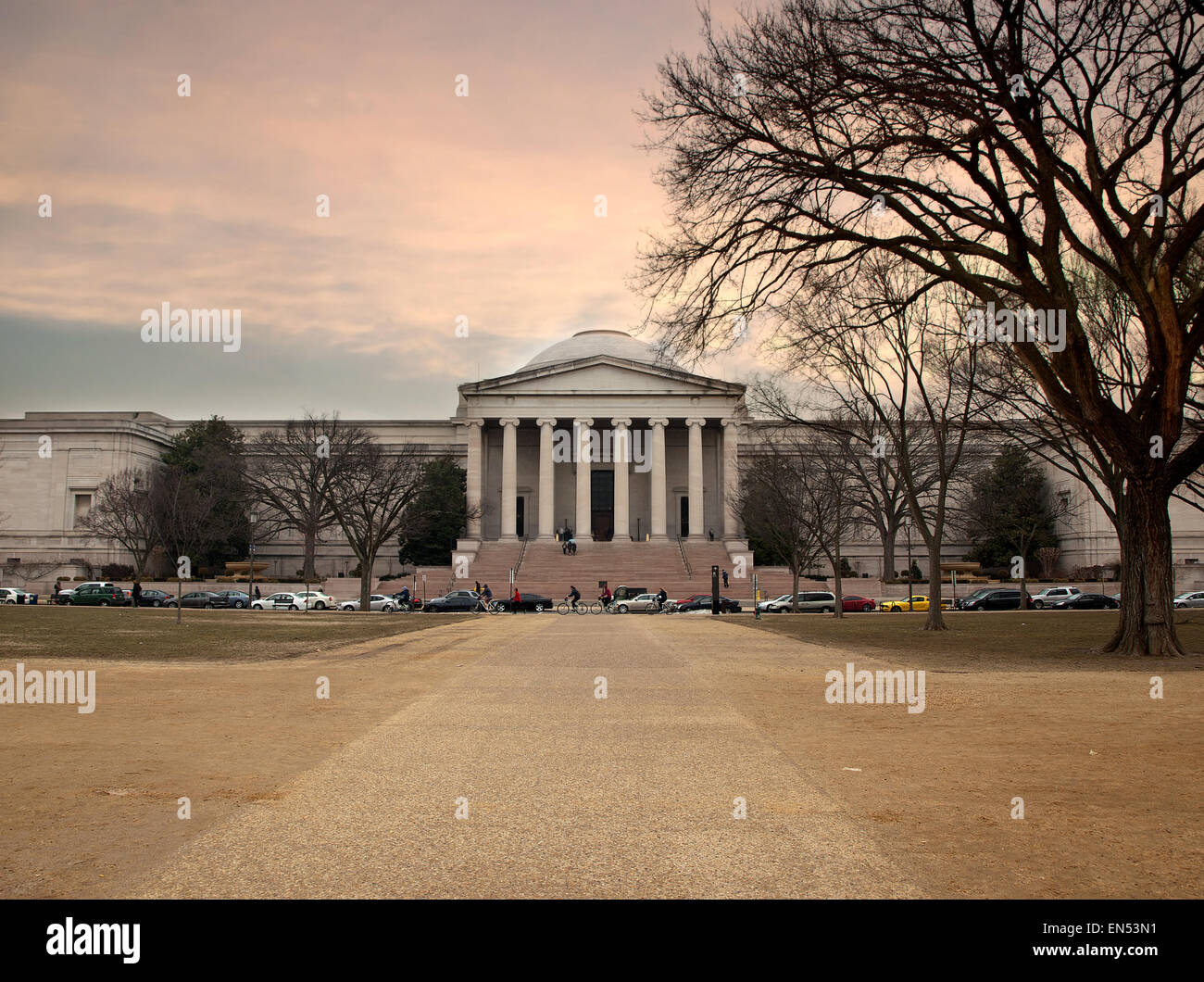 Die National Archives in Washington DC Stockfoto