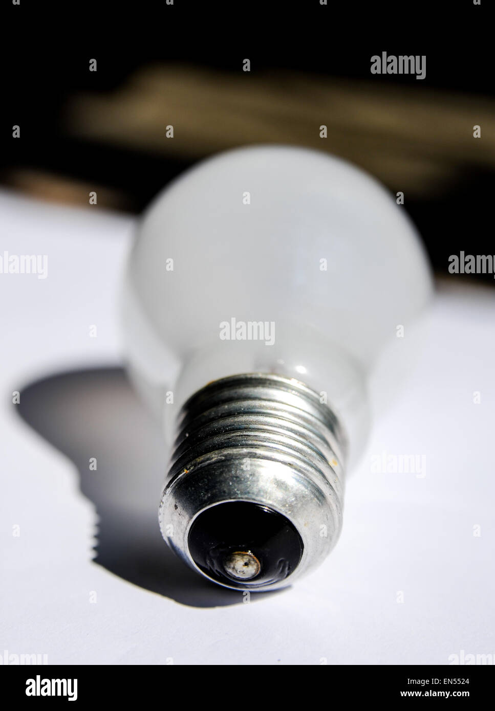 Eine Halogenlampe von Osram 42W 240v Stockfoto