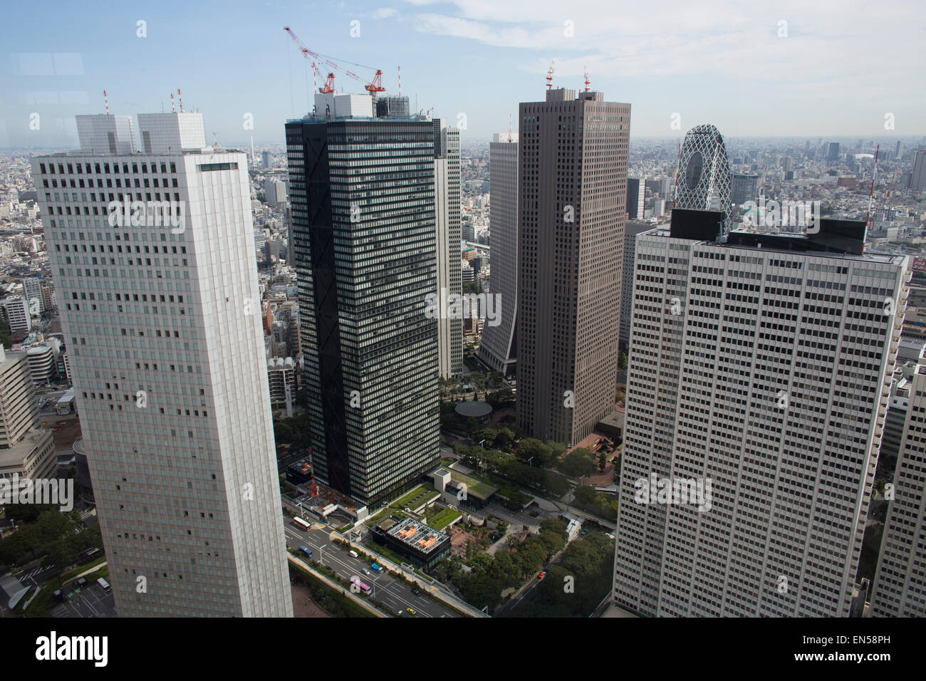 Hochhaus in Tokio Stockfoto