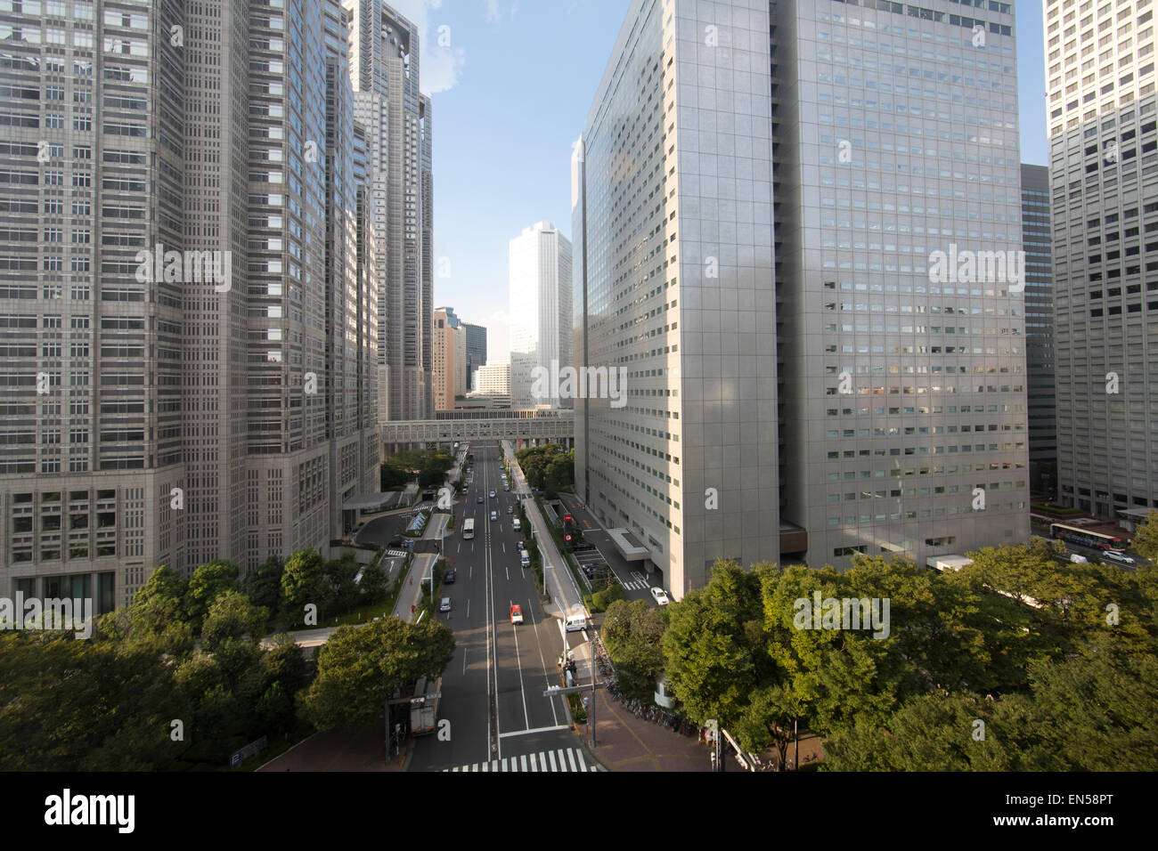 Hochhaus in Tokio Stockfoto